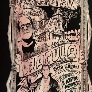 Brandy Melville Frankenstein & Dracula long sleeve